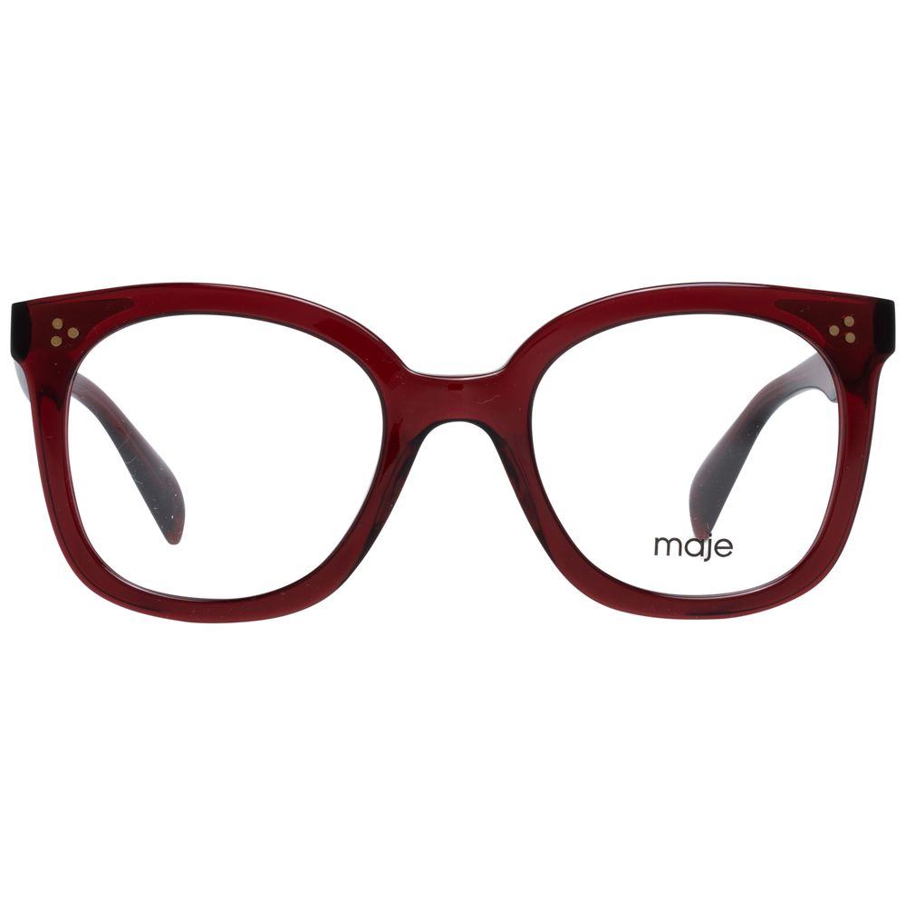 Maje Burgundy Women Optical Frames - Luksusmuotia Maje - Tutustu YVES JAVANNI® 