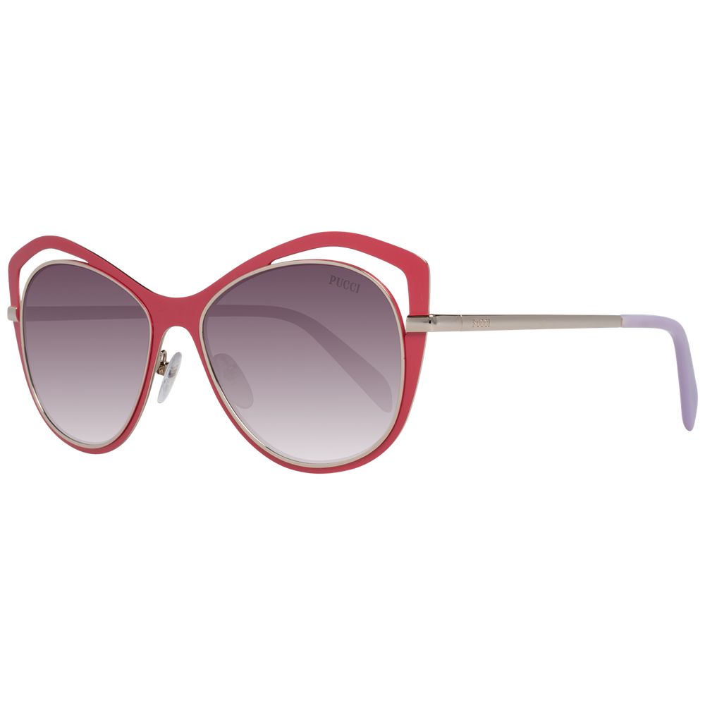 Emilio Pucci Red Women Sunglasses - Luksusmuotia Emilio Pucci - Tutustu YVES JAVANNI® 