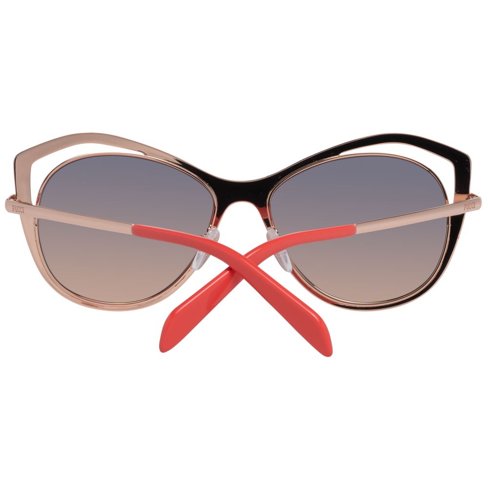 Emilio Pucci Rose Gold Women Sunglasses - Luksusmuotia Emilio Pucci - Tutustu YVES JAVANNI® 