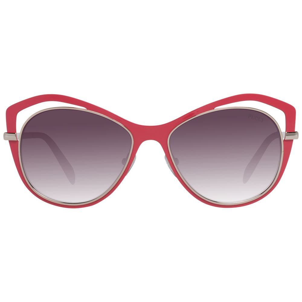 Emilio Pucci Red Women Sunglasses - Luksusmuotia Emilio Pucci - Tutustu YVES JAVANNI® 