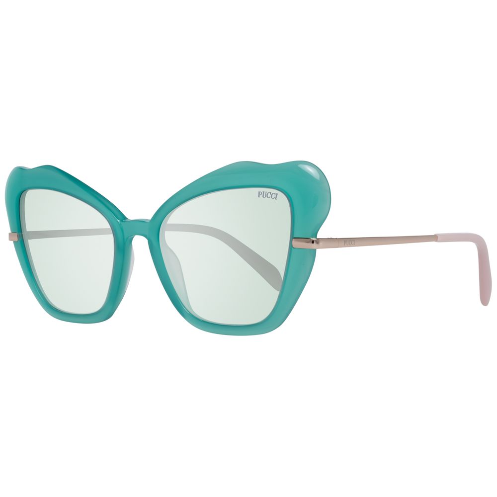 Emilio Pucci Turquoise Women Sunglasses - Luksusmuotia Emilio Pucci - Tutustu YVES JAVANNI® 