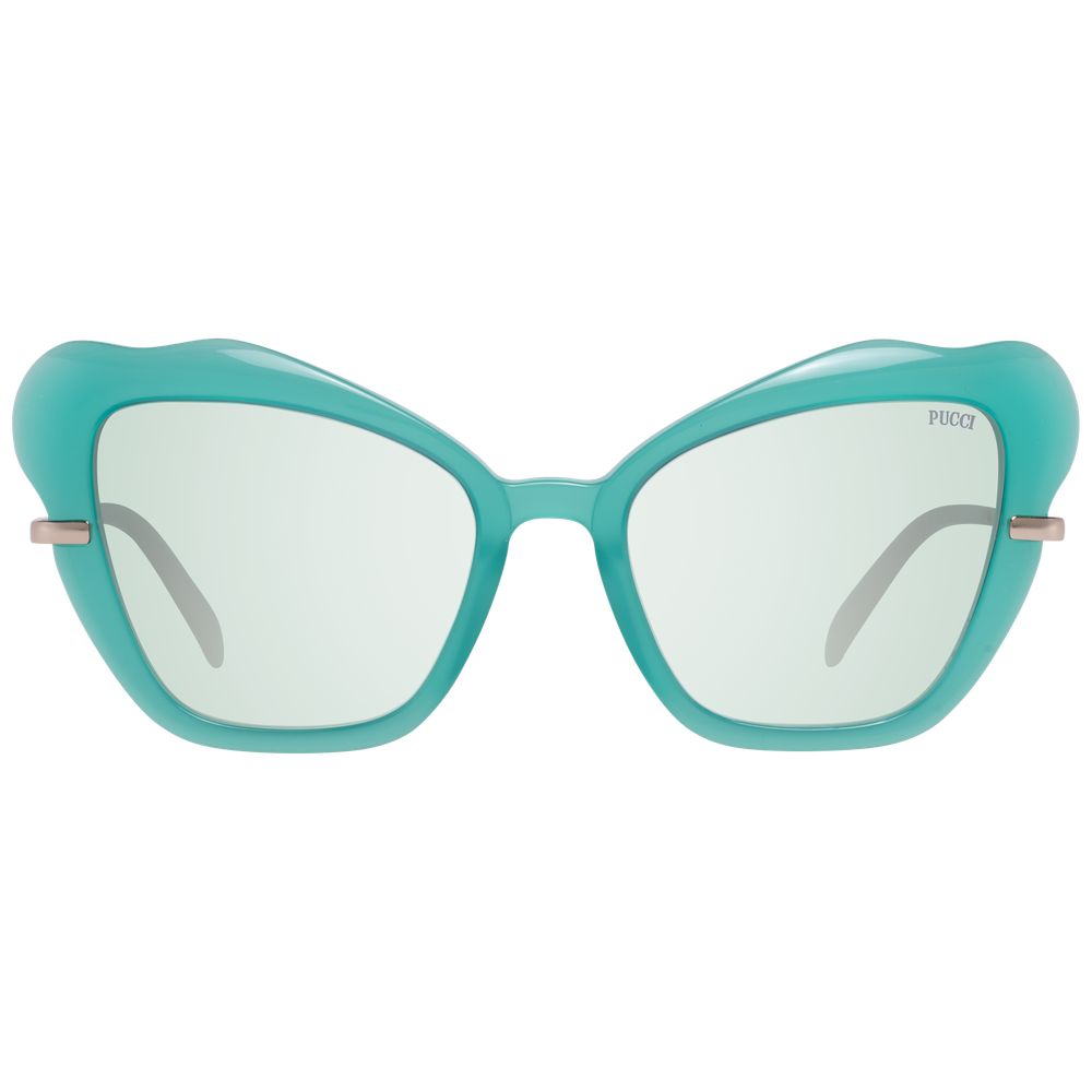 Emilio Pucci Turquoise Women Sunglasses - Luksusmuotia Emilio Pucci - Tutustu YVES JAVANNI® 