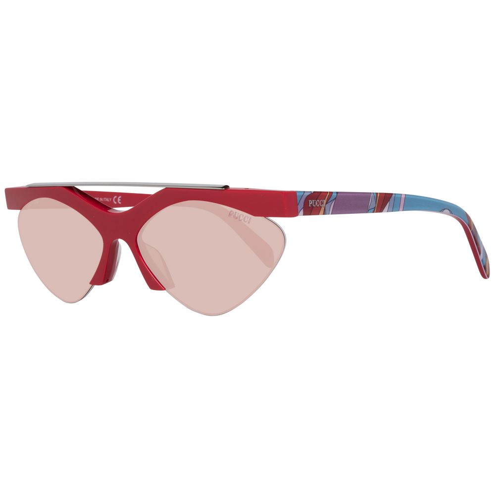 Emilio Pucci Red Women Sunglasses - Luksusmuotia Emilio Pucci - Tutustu YVES JAVANNI® 