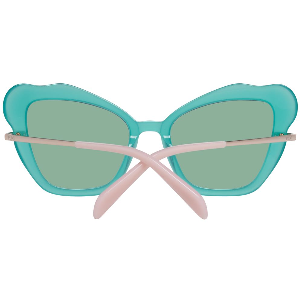 Emilio Pucci Turquoise Women Sunglasses - Luksusmuotia Emilio Pucci - Tutustu YVES JAVANNI® 