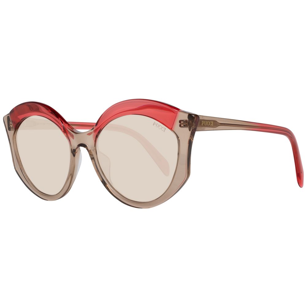 Emilio Pucci Brown Women Sunglasses - Luksusmuotia Emilio Pucci - Tutustu YVES JAVANNI® 