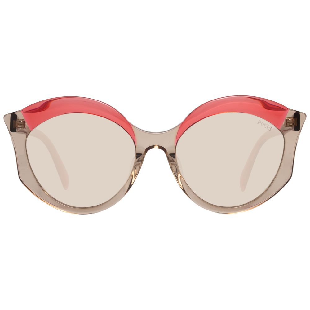 Emilio Pucci Brown Women Sunglasses - Luksusmuotia Emilio Pucci - Tutustu YVES JAVANNI® 