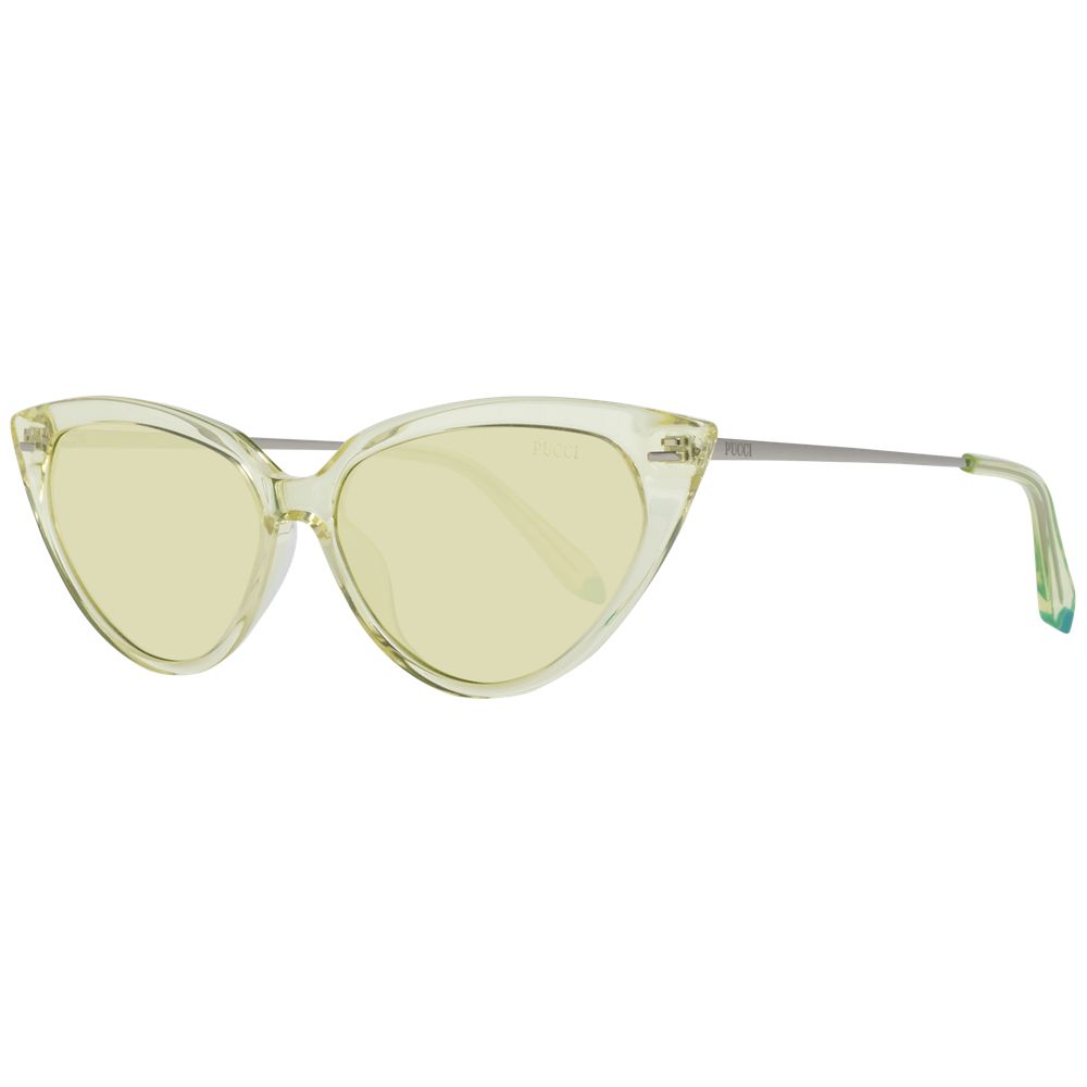 Emilio Pucci Yellow Women Sunglasses - Luksusmuotia Emilio Pucci - Tutustu YVES JAVANNI® 