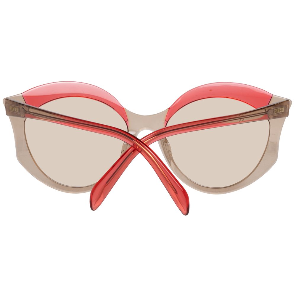 Emilio Pucci Brown Women Sunglasses - Luksusmuotia Emilio Pucci - Tutustu YVES JAVANNI® 