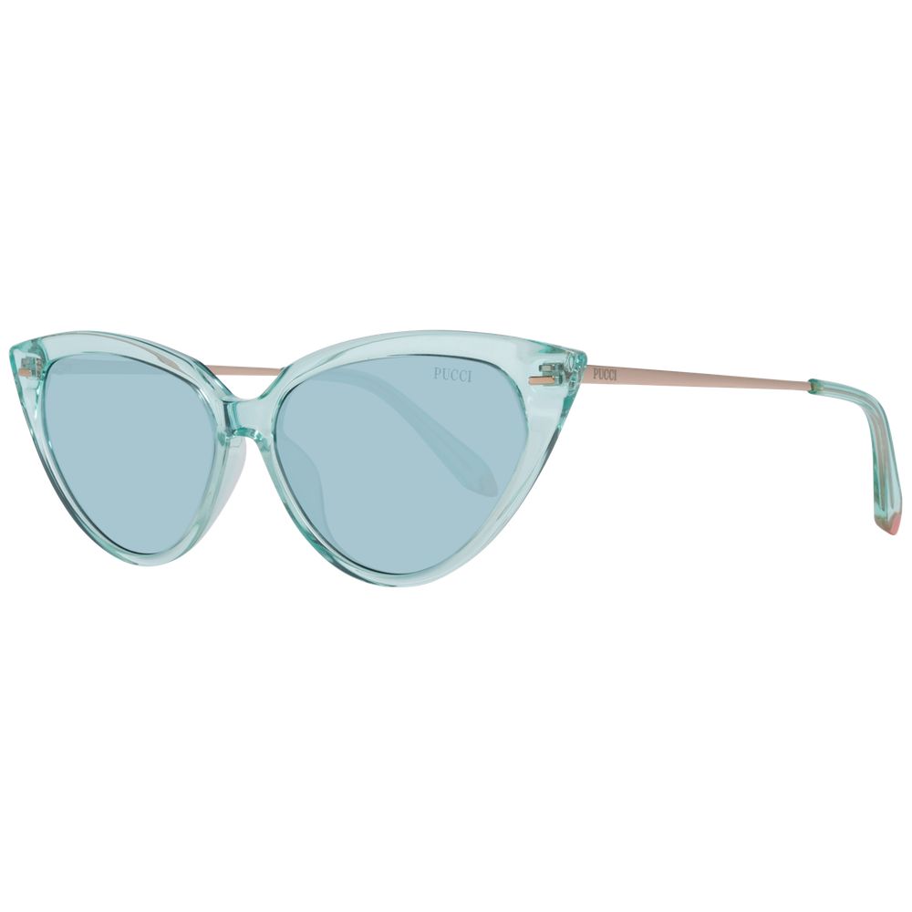 Emilio Pucci Turquoise Women Sunglasses - Luksusmuotia Emilio Pucci - Tutustu YVES JAVANNI® 