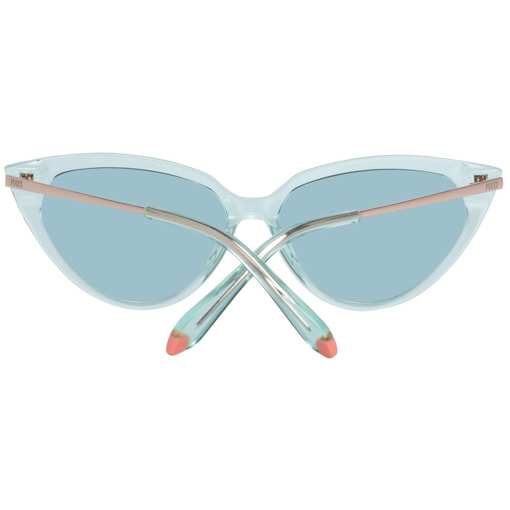 Emilio Pucci Turquoise Women Sunglasses - Luksusmuotia Emilio Pucci - Tutustu YVES JAVANNI® 