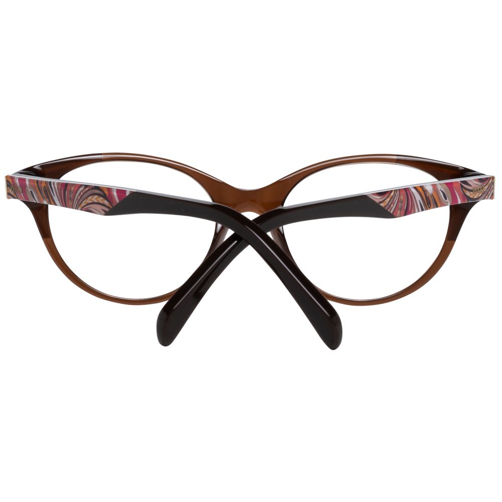 Emilio Pucci Brown Women Optical Frames - Luksusmuotia Emilio Pucci - Tutustu YVES JAVANNI® 