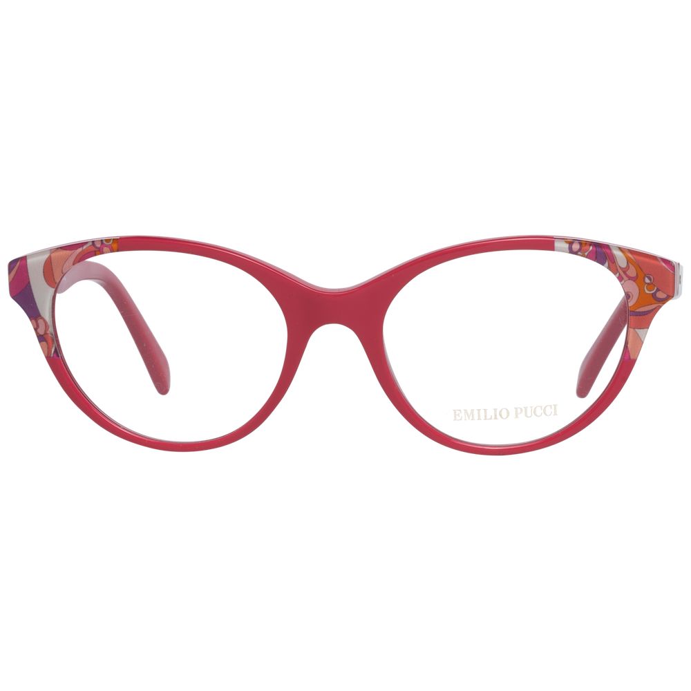 Emilio Pucci Red Women Optical Frames - Luksusmuotia Emilio Pucci - Tutustu YVES JAVANNI® 