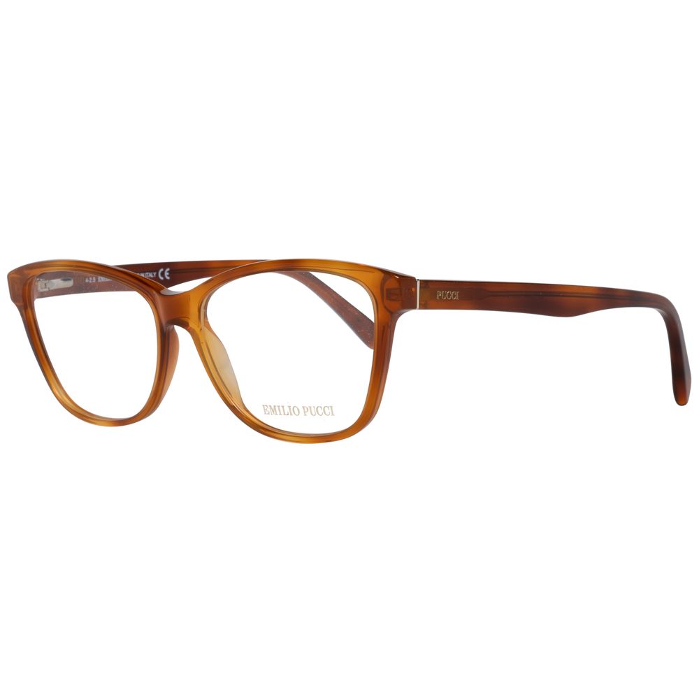 Emilio Pucci Brown Women Optical Frames - Luksusmuotia Emilio Pucci - Tutustu YVES JAVANNI® 