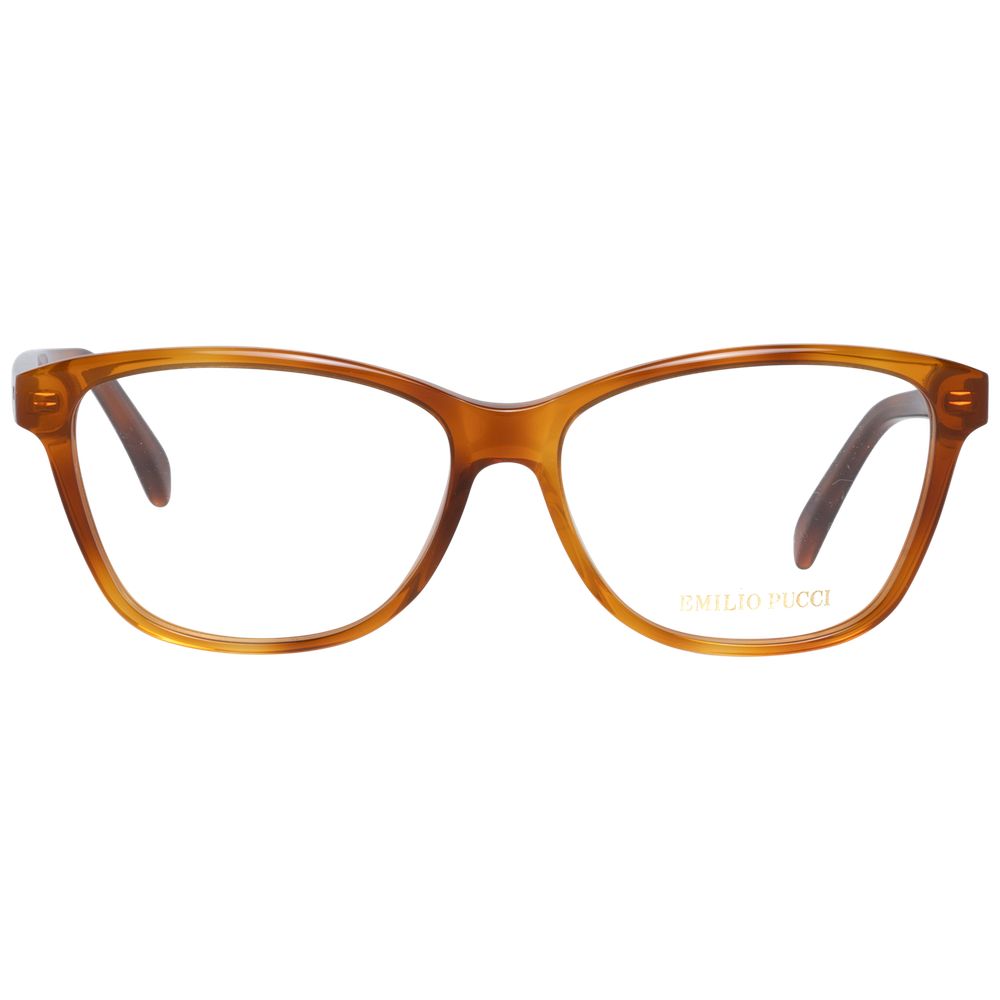 Emilio Pucci Brown Women Optical Frames - Luksusmuotia Emilio Pucci - Tutustu YVES JAVANNI® 