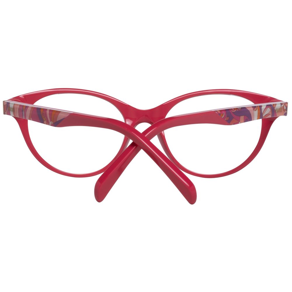 Emilio Pucci Red Women Optical Frames - Luksusmuotia Emilio Pucci - Tutustu YVES JAVANNI® 