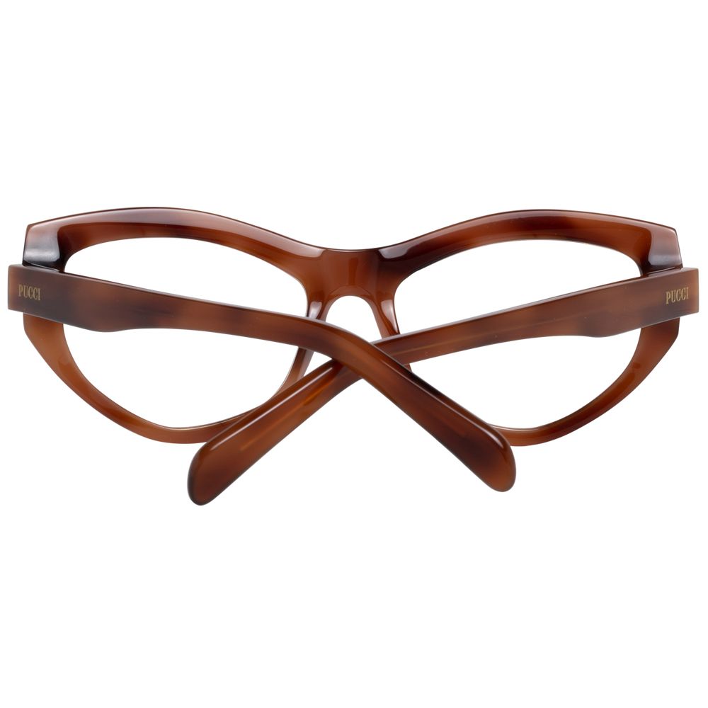 Emilio Pucci Brown Women Optical Frames - Luksusmuotia Emilio Pucci - Tutustu YVES JAVANNI® 