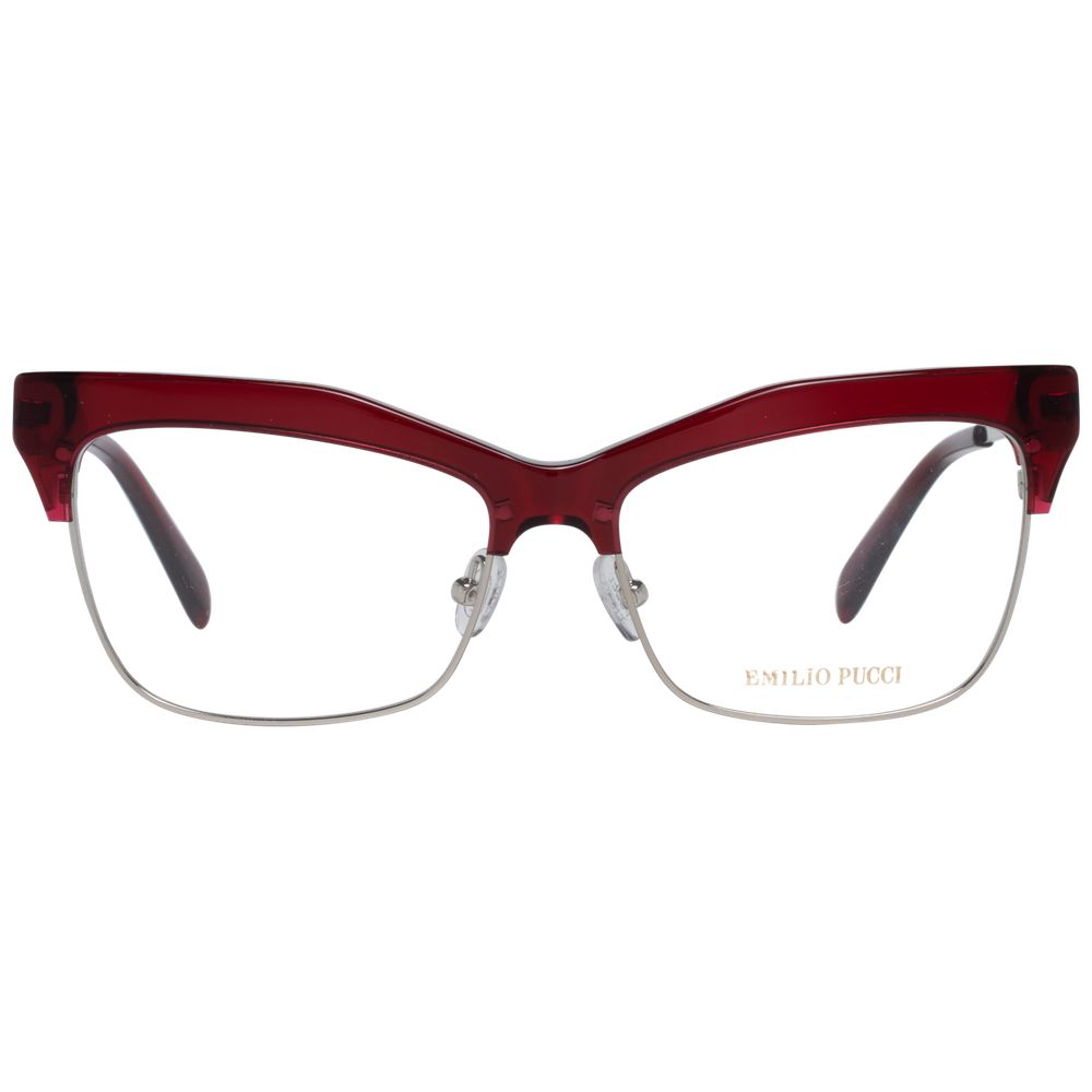 Emilio Pucci Red Women Optical Frames - Luksusmuotia Emilio Pucci - Tutustu YVES JAVANNI® 