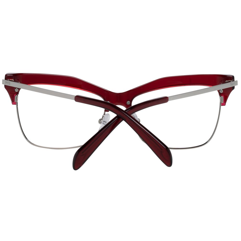 Emilio Pucci Red Women Optical Frames - Luksusmuotia Emilio Pucci - Tutustu YVES JAVANNI® 