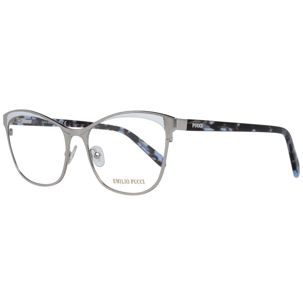 Emilio Pucci Silver Women Optical Frames - Luksusmuotia Emilio Pucci - Tutustu YVES JAVANNI® 