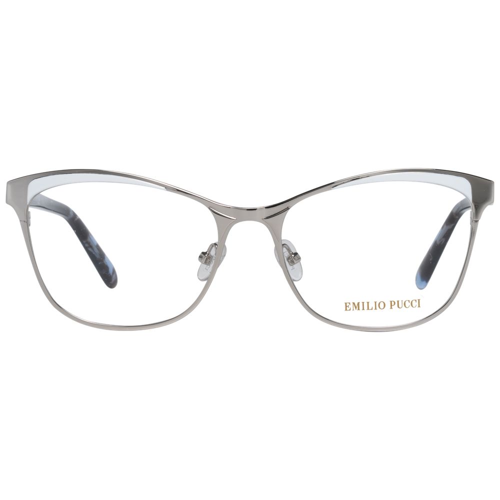 Emilio Pucci Silver Women Optical Frames - Luksusmuotia Emilio Pucci - Tutustu YVES JAVANNI® 