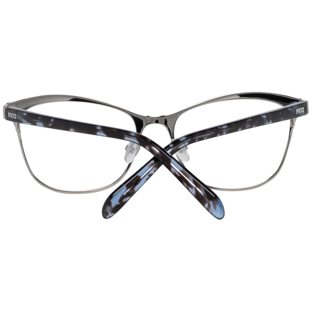 Emilio Pucci Silver Women Optical Frames - Luksusmuotia Emilio Pucci - Tutustu YVES JAVANNI® 