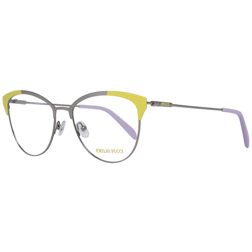 Emilio Pucci Silver Women Optical Frames - Luksusmuotia Emilio Pucci - Tutustu YVES JAVANNI® 