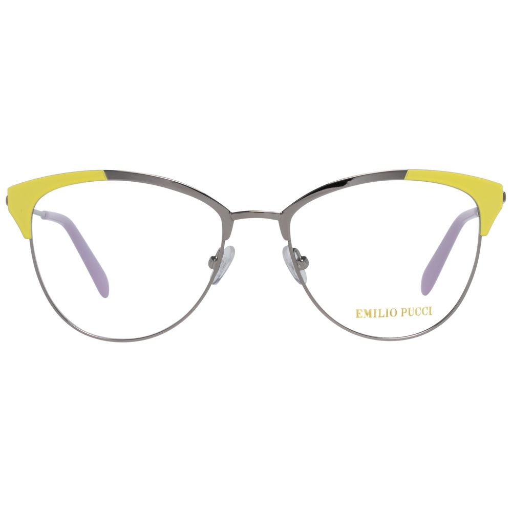 Emilio Pucci Silver Women Optical Frames - Luksusmuotia Emilio Pucci - Tutustu YVES JAVANNI® 