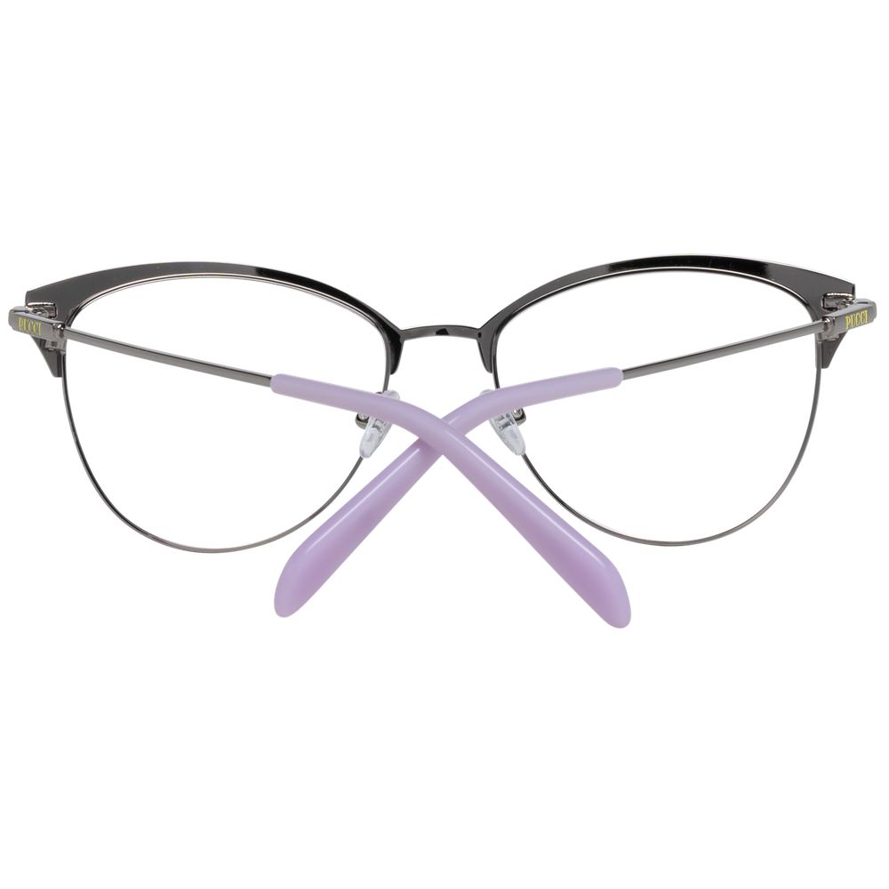 Emilio Pucci Silver Women Optical Frames - Luksusmuotia Emilio Pucci - Tutustu YVES JAVANNI® 