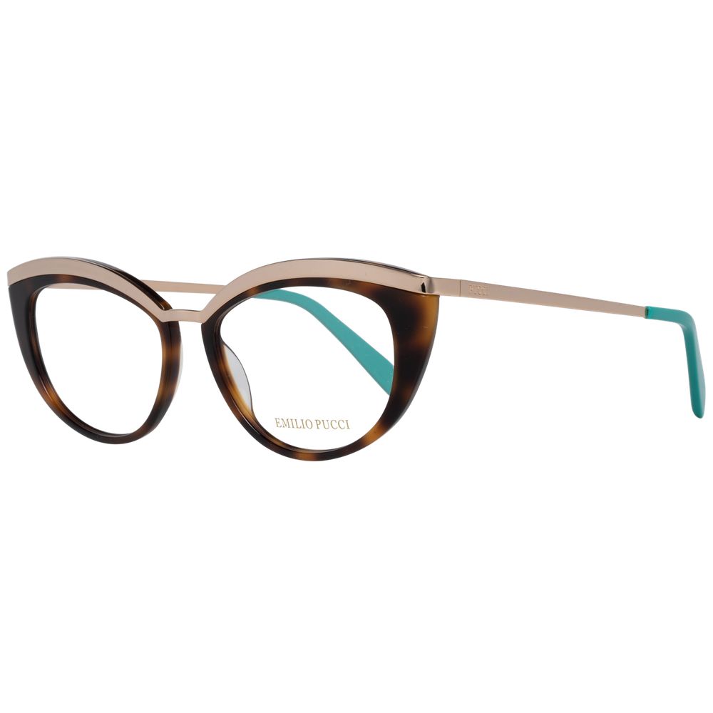 Emilio Pucci Brown Women Optical Frames - Luksusmuotia Emilio Pucci - Tutustu YVES JAVANNI® 