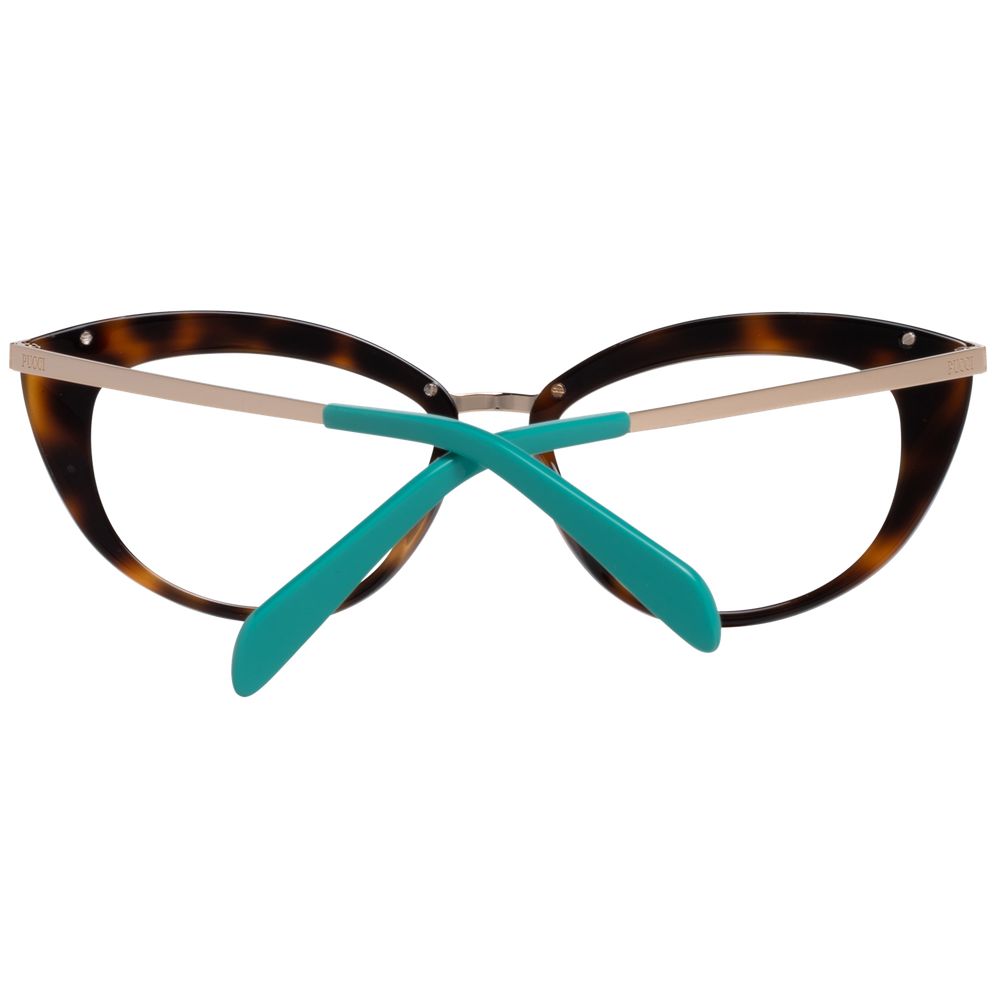 Emilio Pucci Brown Women Optical Frames - Luksusmuotia Emilio Pucci - Tutustu YVES JAVANNI® 