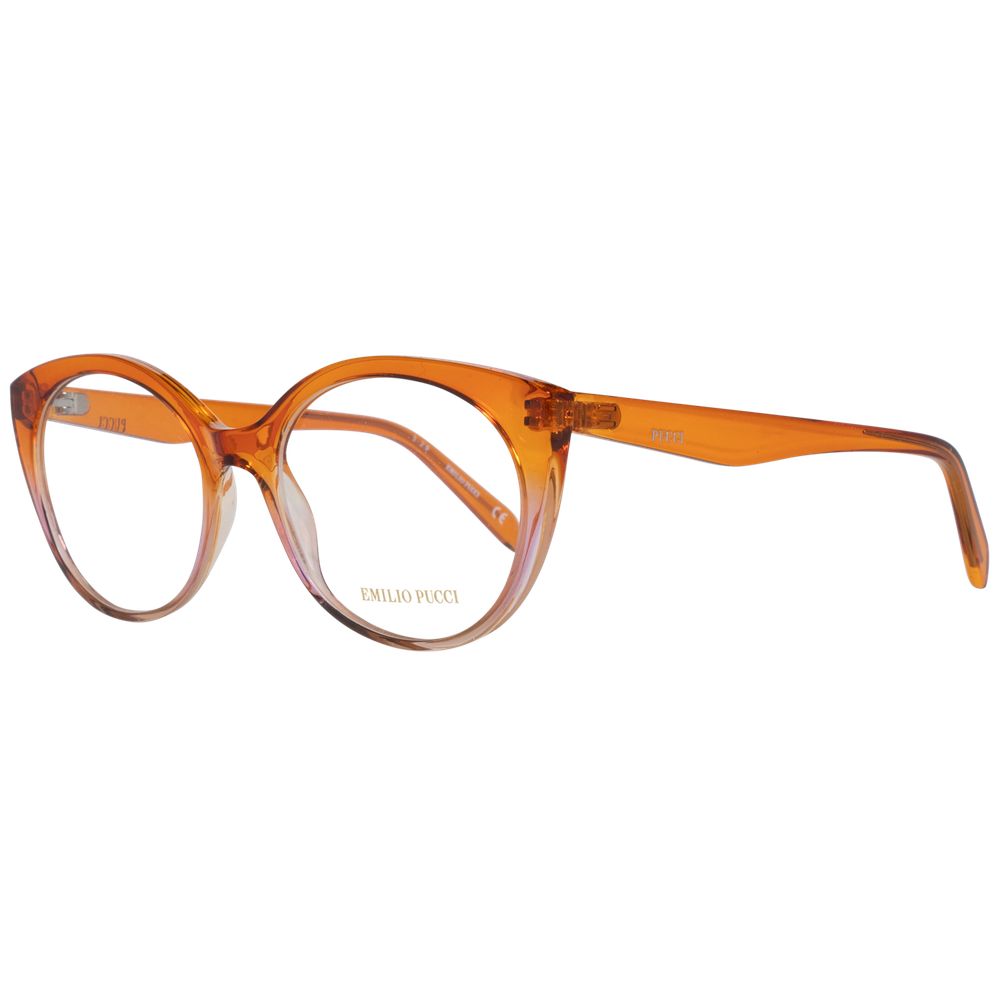 Emilio Pucci Orange Women Optical Frames - Luksusmuotia Emilio Pucci - Tutustu YVES JAVANNI® 