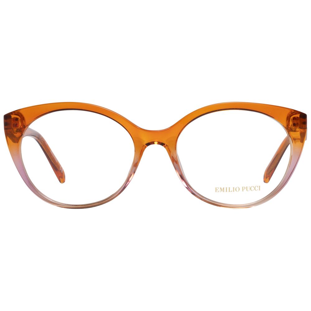 Emilio Pucci Orange Women Optical Frames - Luksusmuotia Emilio Pucci - Tutustu YVES JAVANNI® 