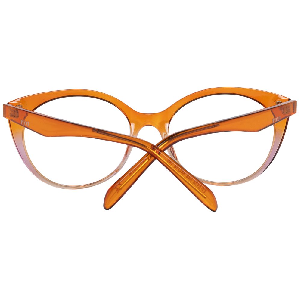 Emilio Pucci Orange Women Optical Frames - Luksusmuotia Emilio Pucci - Tutustu YVES JAVANNI® 