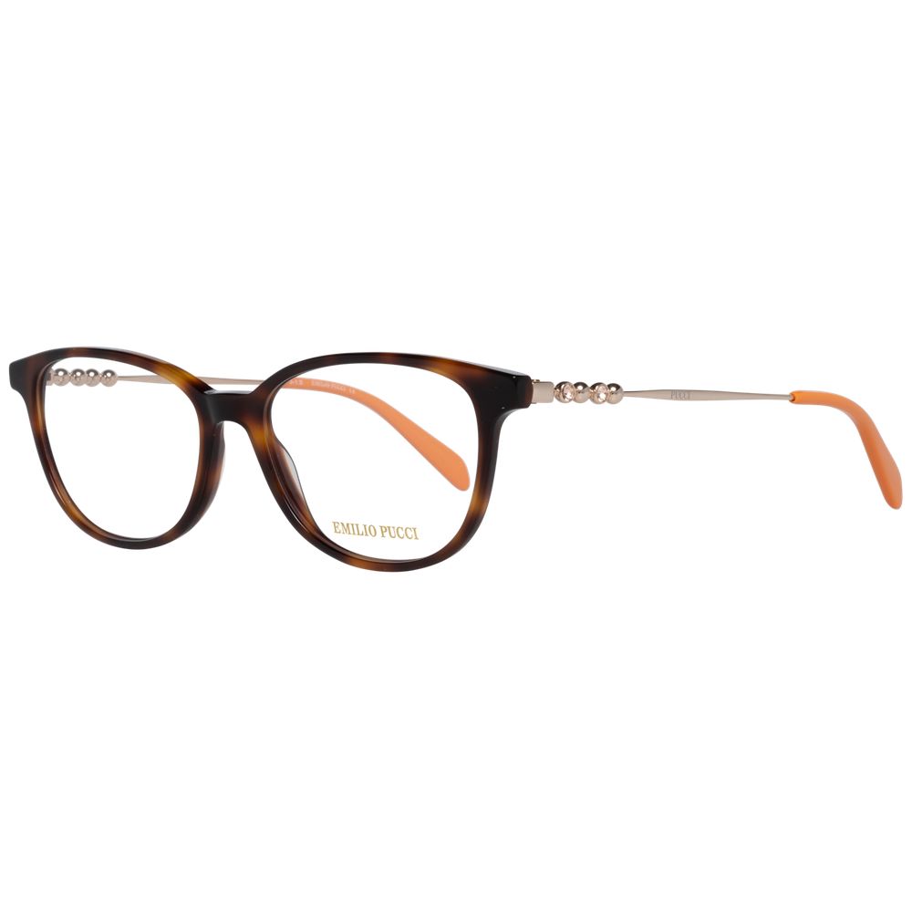 Emilio Pucci Brown Women Optical Frames - Luksusmuotia Emilio Pucci - Tutustu YVES JAVANNI® 