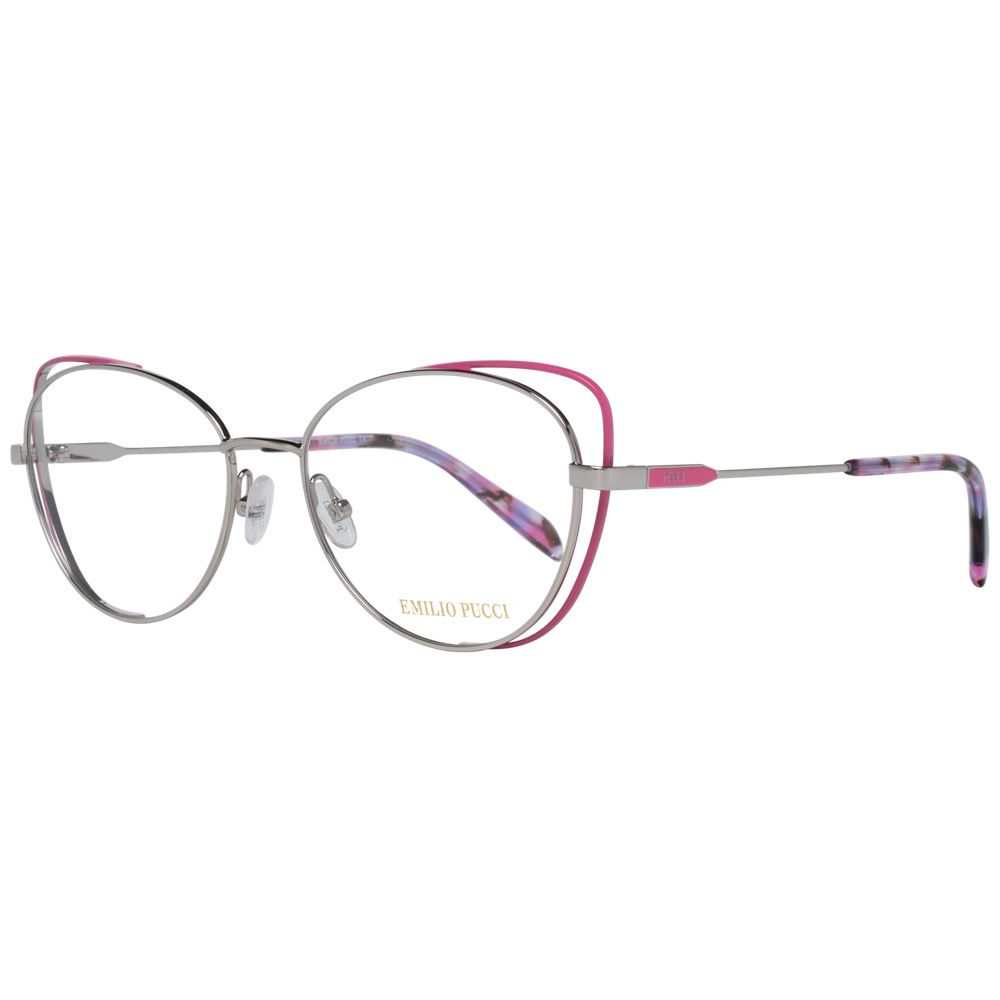 Emilio Pucci Silver Women Optical Frames - Luksusmuotia Emilio Pucci - Tutustu YVES JAVANNI® 