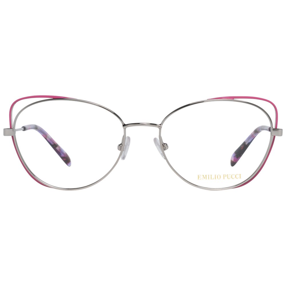 Emilio Pucci Silver Women Optical Frames - Luksusmuotia Emilio Pucci - Tutustu YVES JAVANNI® 