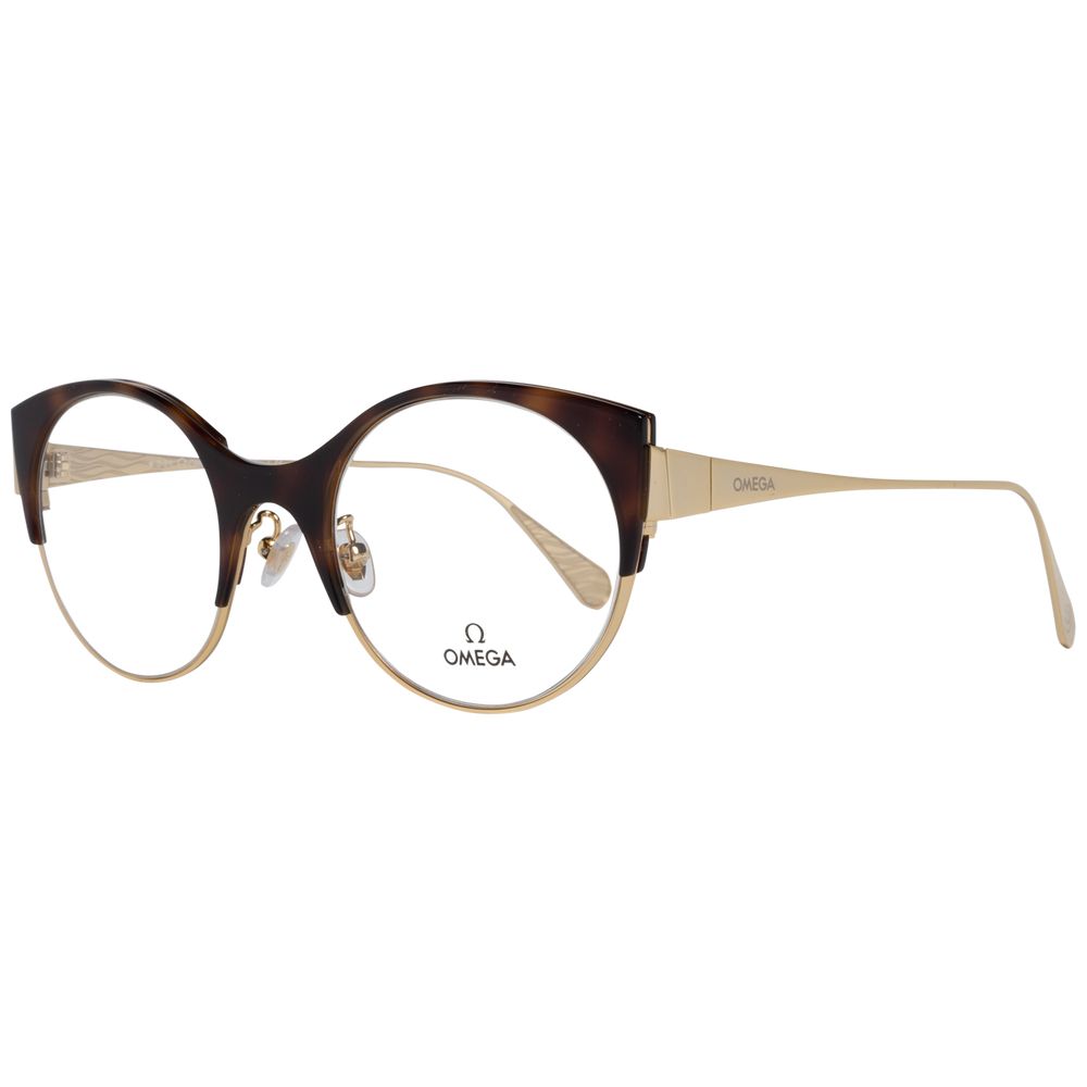 Omega Brown Women Optical Frames - Luxury from Omega - Shop at YVES JAVANNI