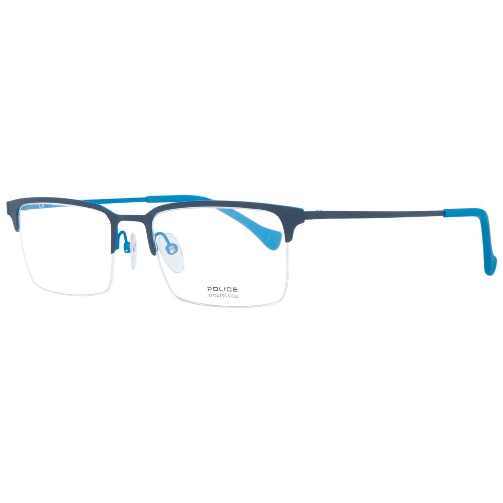 Police Blue Men Optical Frames - Luksusmuotia Police - Tutustu YVES JAVANNI® 