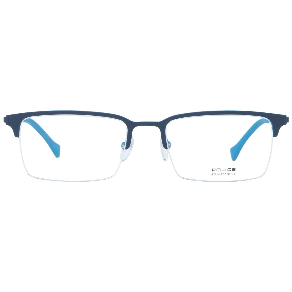 Police Blue Men Optical Frames - Luksusmuotia Police - Tutustu YVES JAVANNI® 