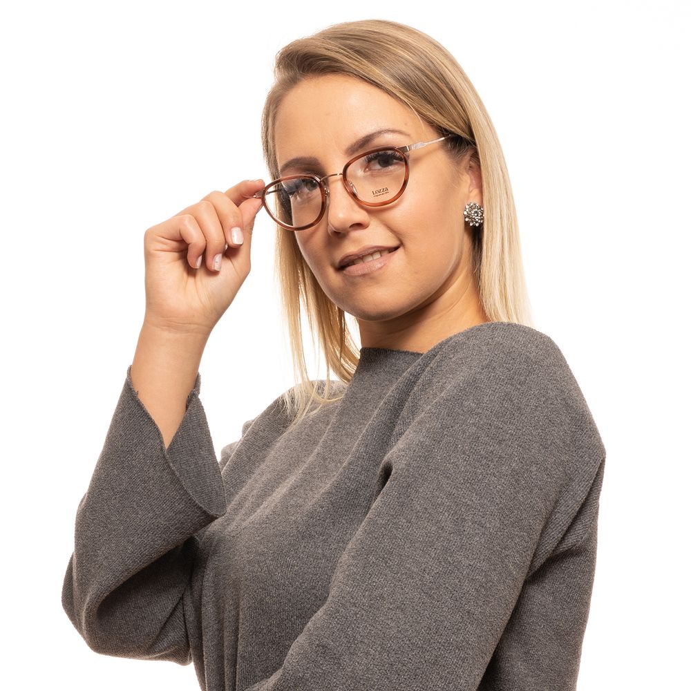 Lozza Brown Women Optical Frames - Luksusmuotia Lozza - Tutustu YVES JAVANNI® 