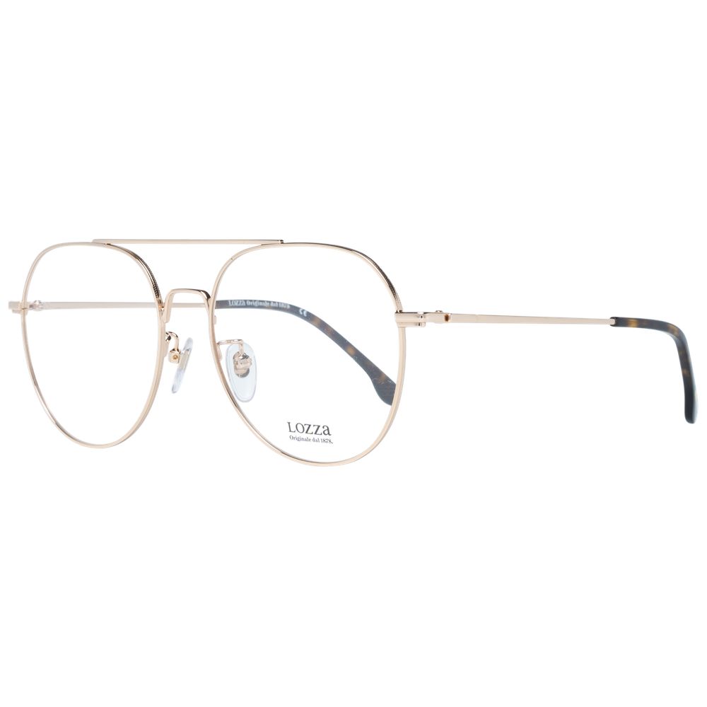 Lozza Gold Men Optical Frames - Luksusmuotia Lozza - Tutustu YVES JAVANNI® 