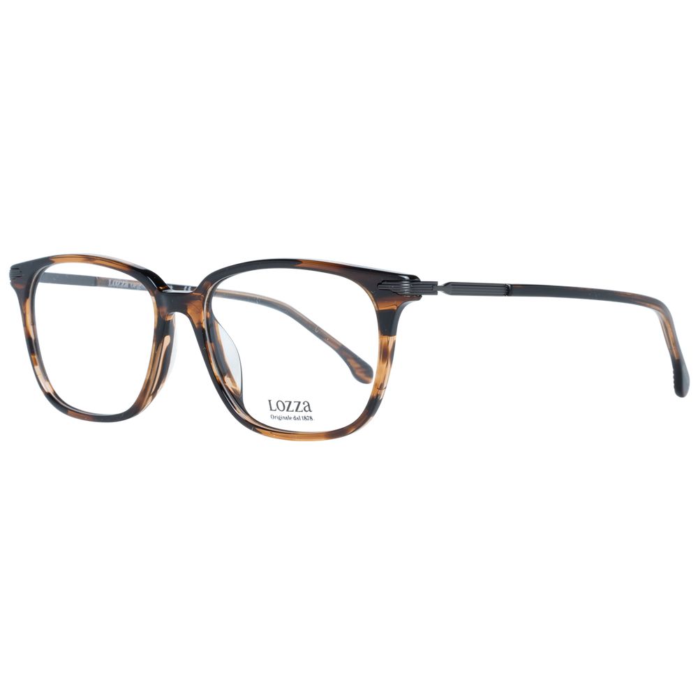 Lozza Brown Men Optical Frames - Luksusmuotia Lozza - Tutustu YVES JAVANNI® 