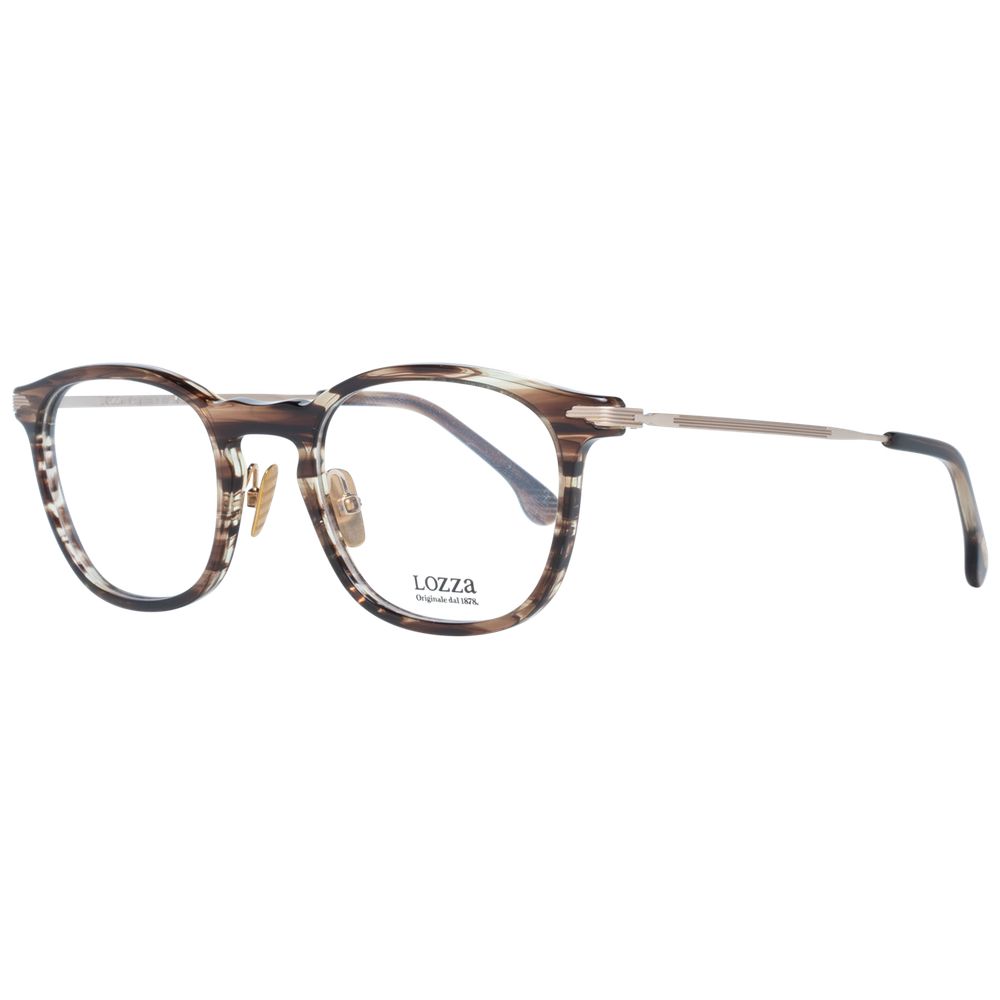 Lozza Brown Men Optical Frames - Luksuslaukut ja asusteet Lozza - Tutustu YVES JAVANNI® 