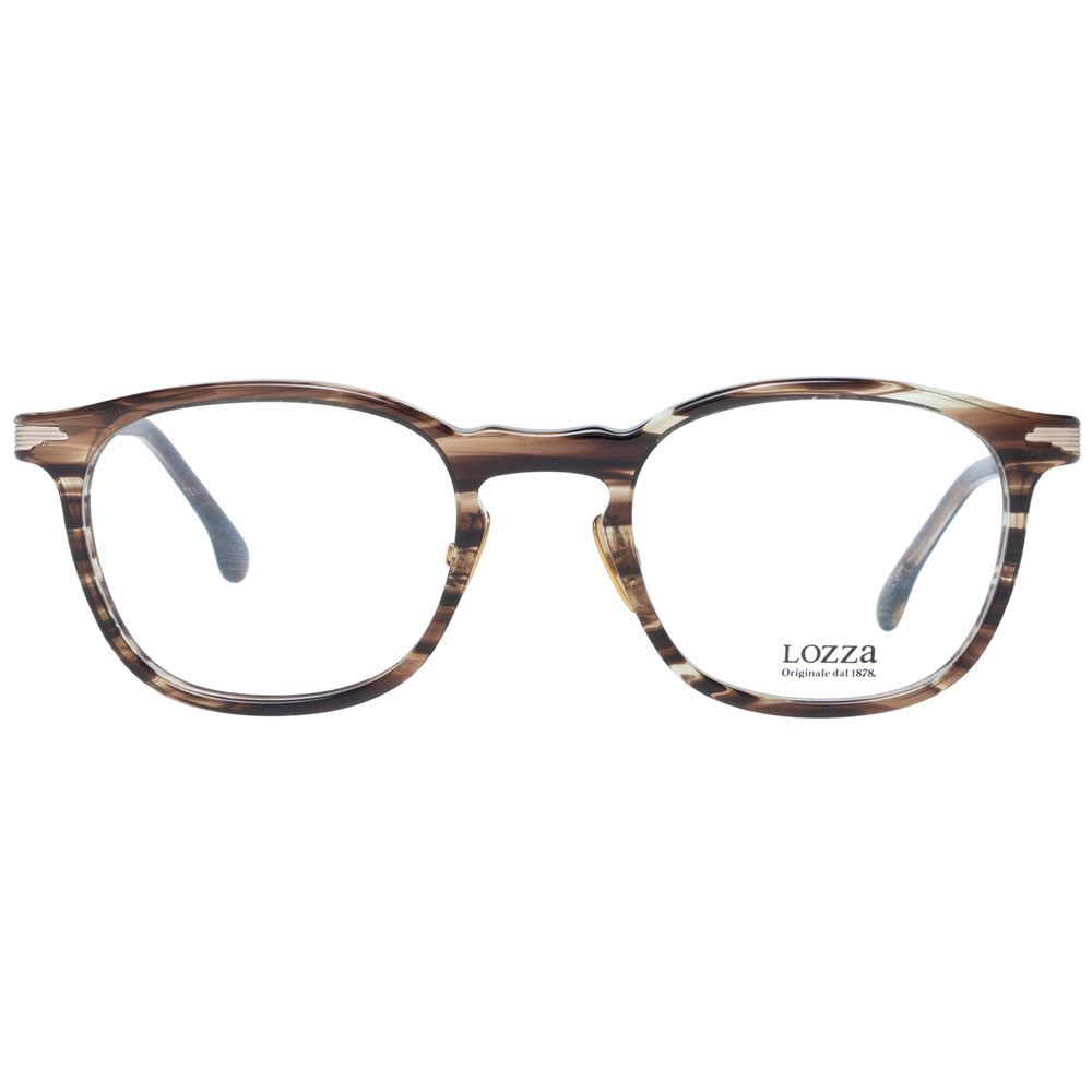 Lozza Brown Men Optical Frames - Luksusmuotia Lozza - Tutustu YVES JAVANNI® 