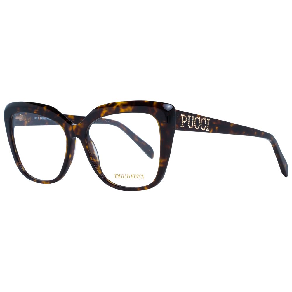 Emilio Pucci Brown Women Optical Frames - Luksusmuotia Emilio Pucci - Tutustu YVES JAVANNI® 