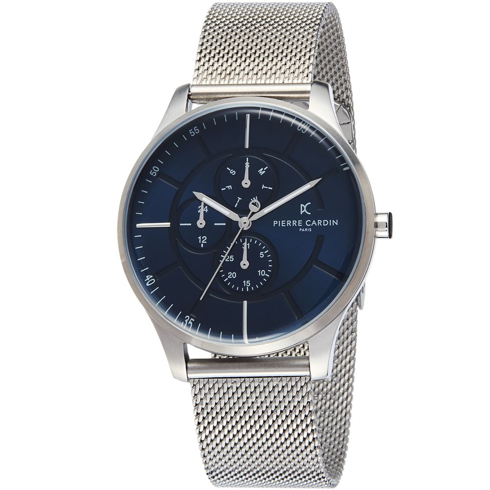 Pierre Cardin Silver Men Watch - Luksusmuotia Pierre Cardin - Tutustu YVES JAVANNI® 