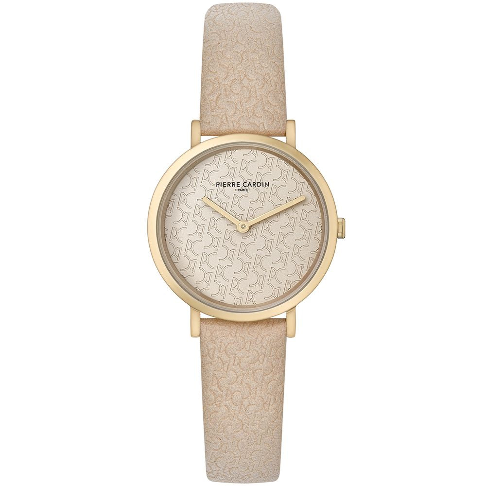 Pierre Cardin Beige Women Watch - Luksusmuotia Pierre Cardin - Tutustu YVES JAVANNI® 