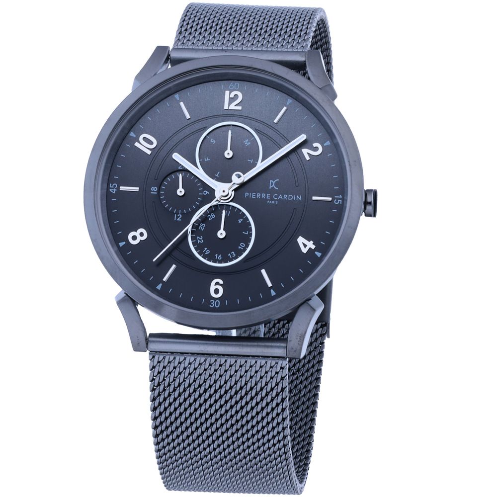 Pierre Cardin Gray Men Watch - Luksusmuotia Pierre Cardin - Tutustu YVES JAVANNI® 