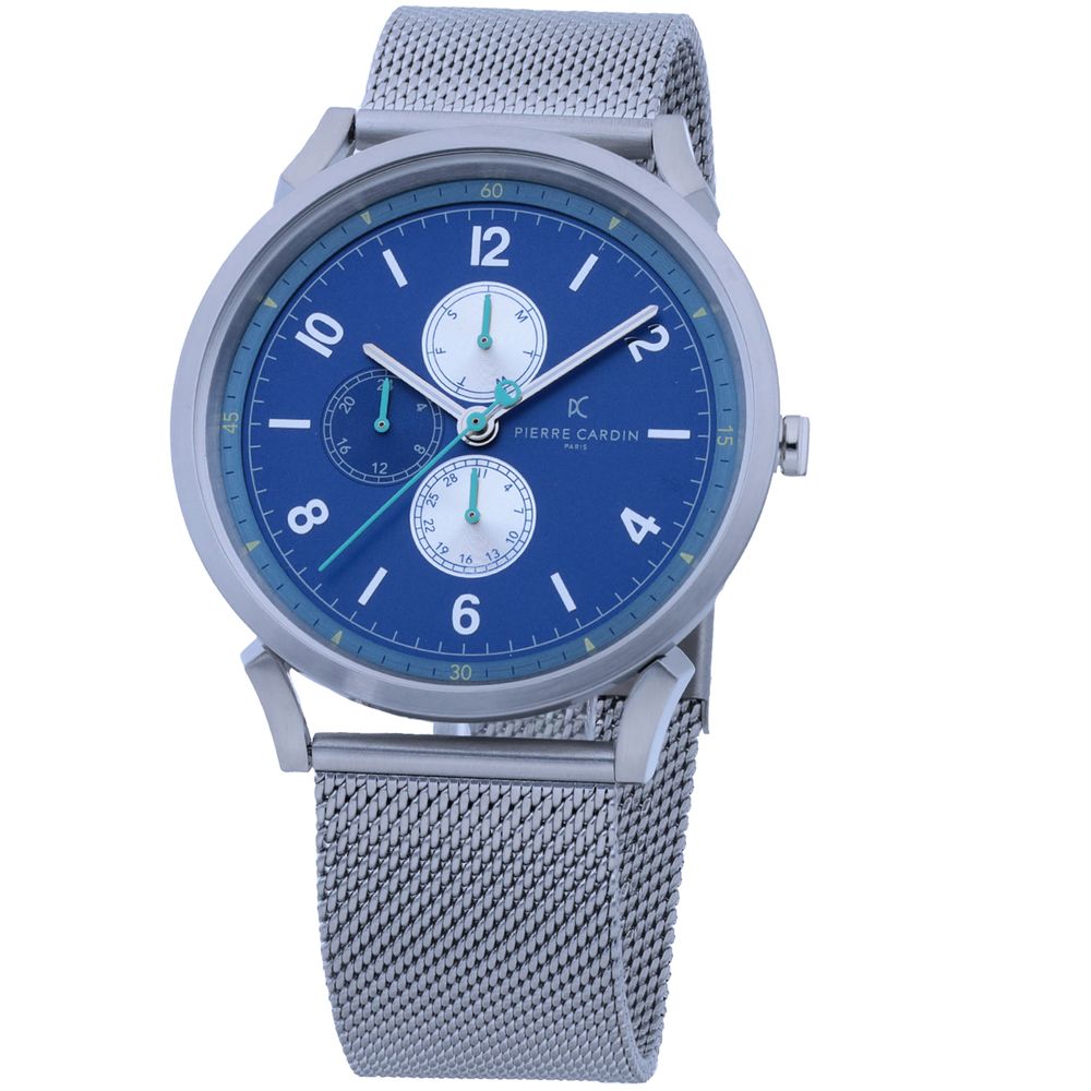 Pierre Cardin Silver Men Watch - Luksuslaukut ja asusteet Pierre Cardin - Tutustu YVES JAVANNI® 