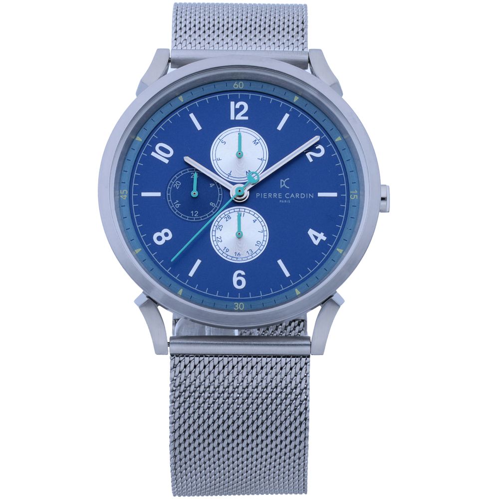 Pierre Cardin Silver Men Watch - Luksusmuotia Pierre Cardin - Tutustu YVES JAVANNI® 